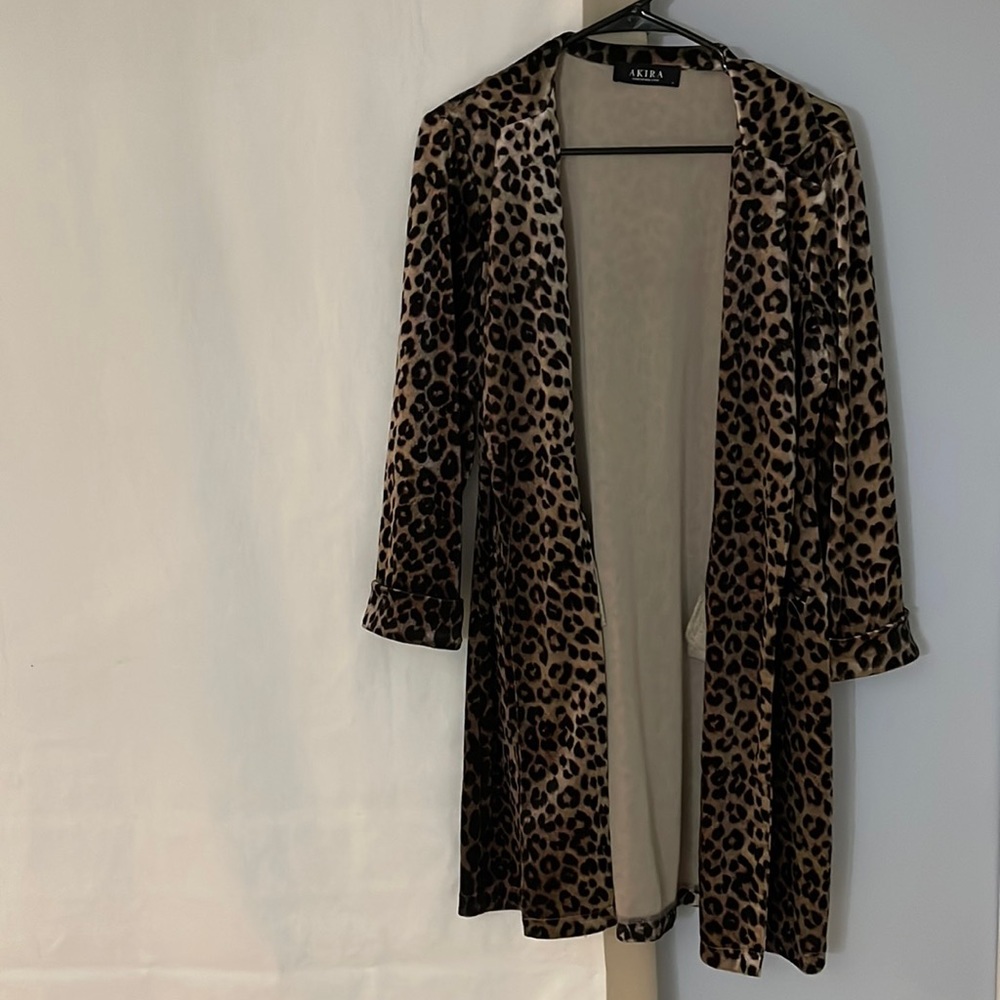 akira cheetah print coat